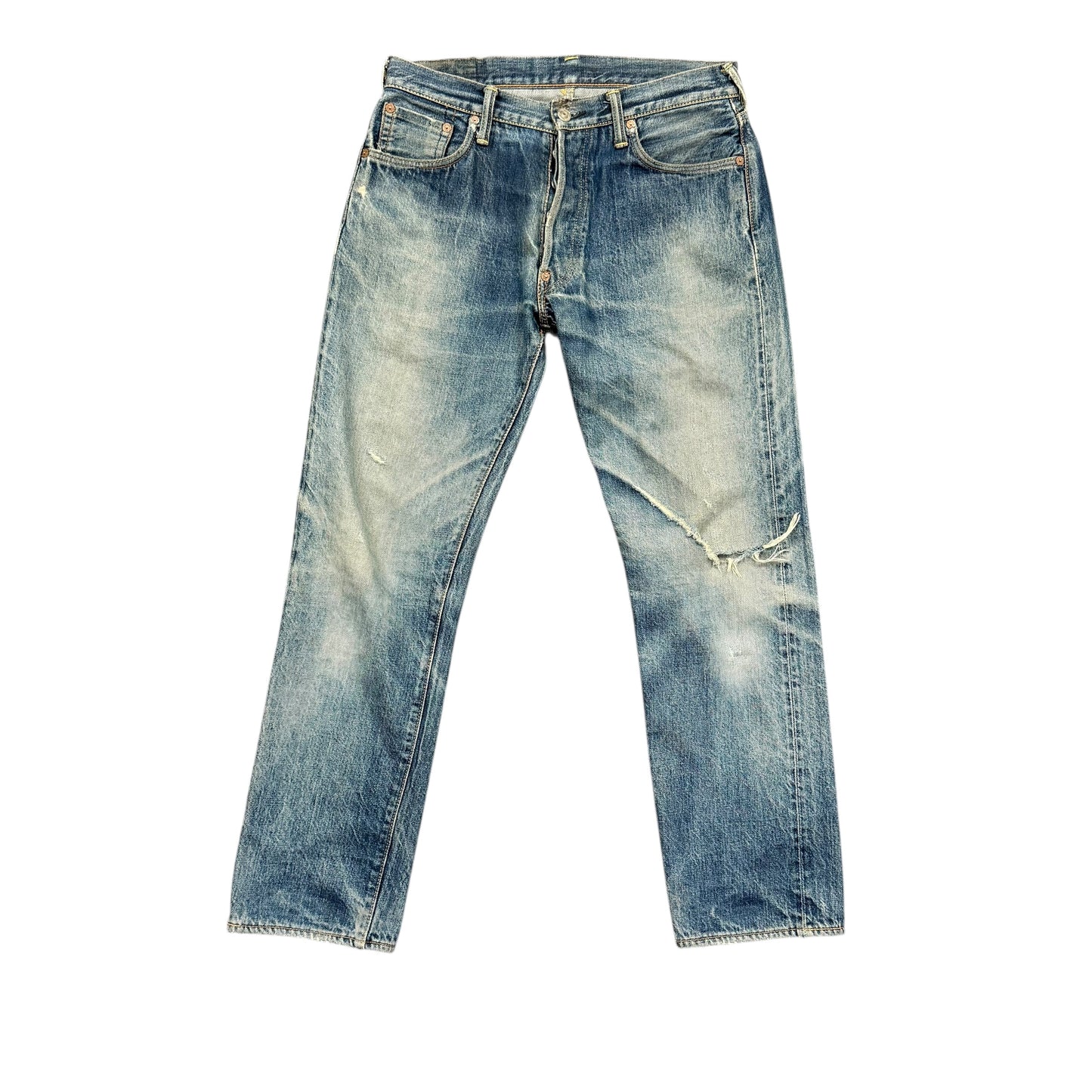 Evisu Lightwash Blue Jeans