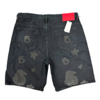 NEW Sp5der Beluga Black Denim Shorts