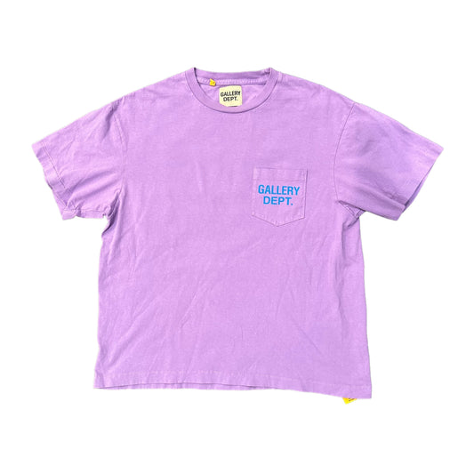 Purple Gallery Dept Pocket Tee