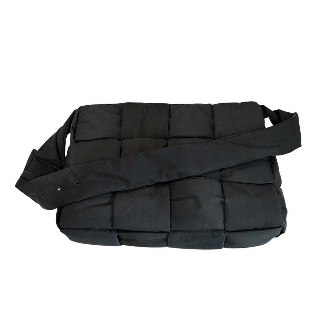 Bottega Arco Large Padded Tote Bag “Black” 18inx12in