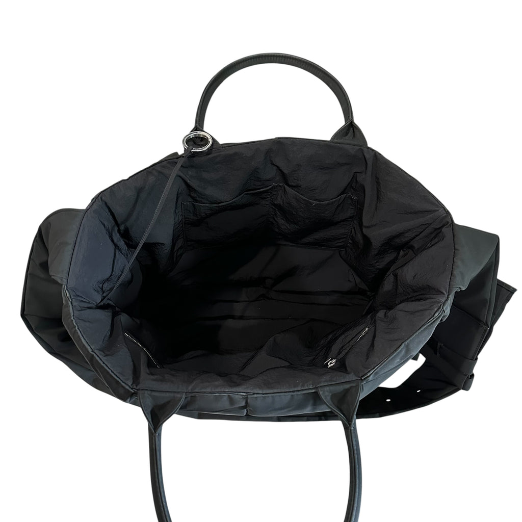 Bottega Arco Large Padded Tote Bag “Black” 18inx12in