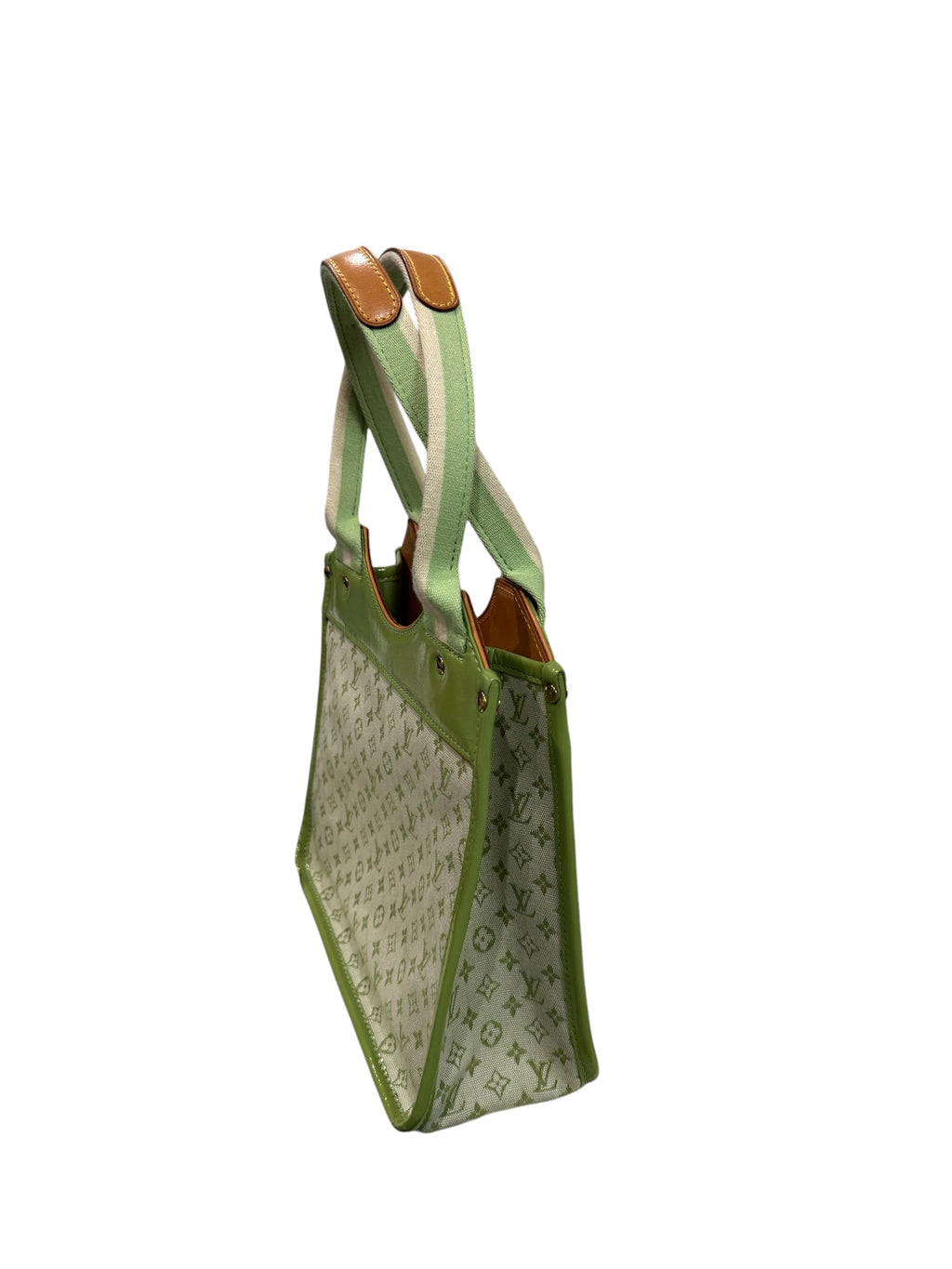 Louis Vuitton Matcha Green Monogram Mini Lin Sac Kathleen Shoulder Bag