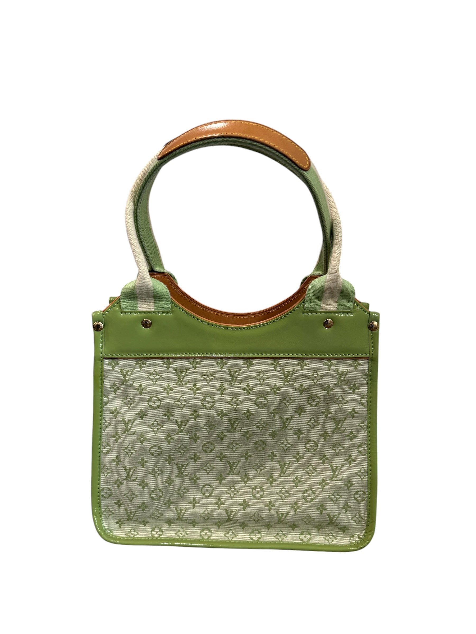 Louis Vuitton Matcha Green Monogram Mini Lin Sac Kathleen Shoulder Bag