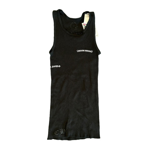 Chrome Hearts Black Tank Top