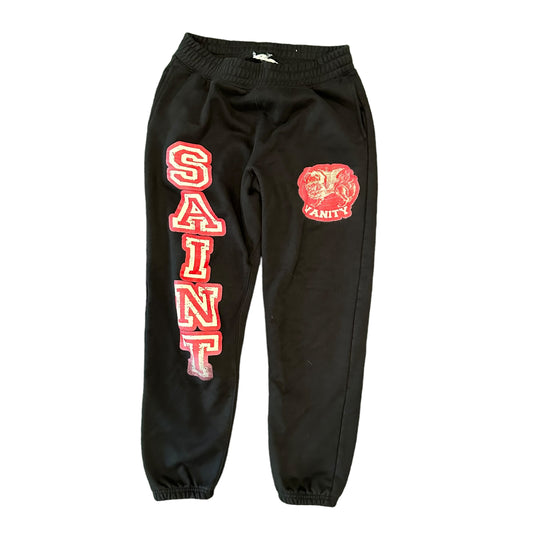 Saint Vanity Black/Red Sweatpants