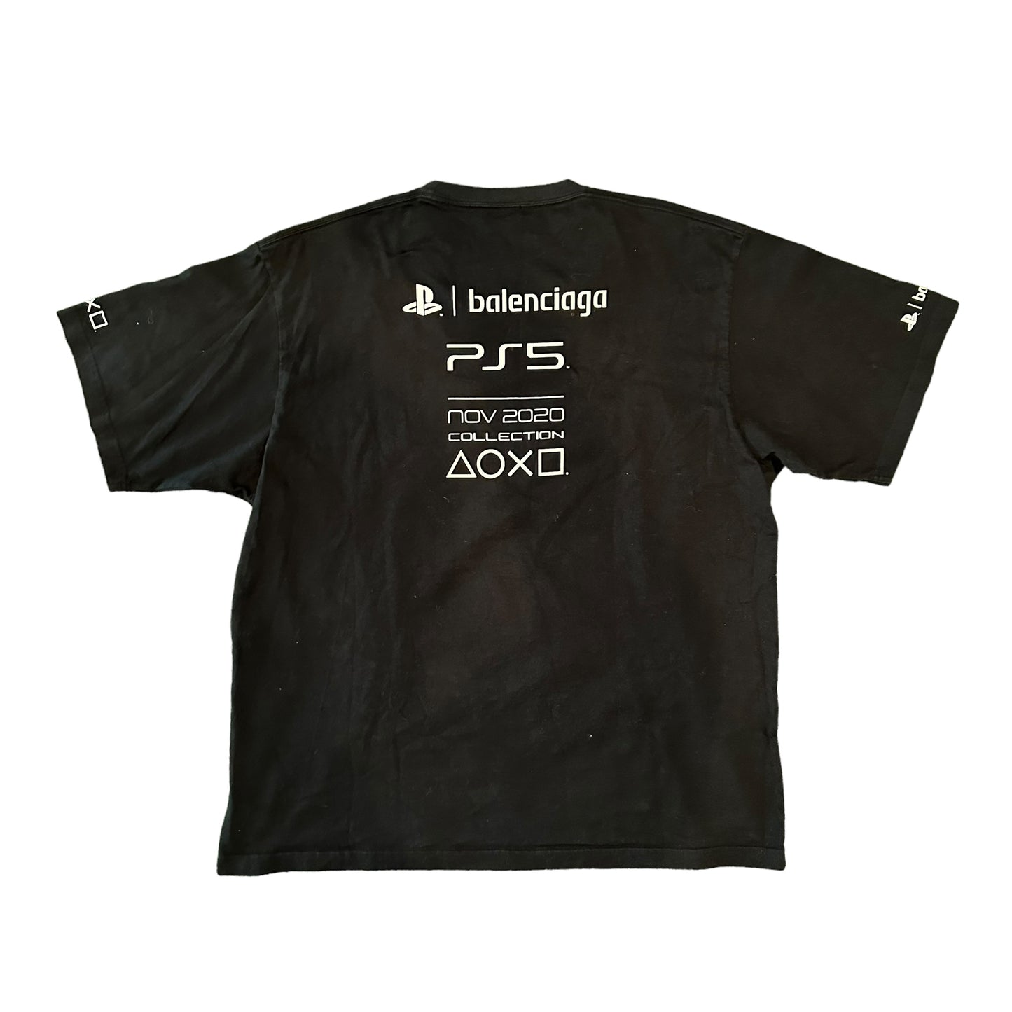 Balenciaga Black PS5 Tee