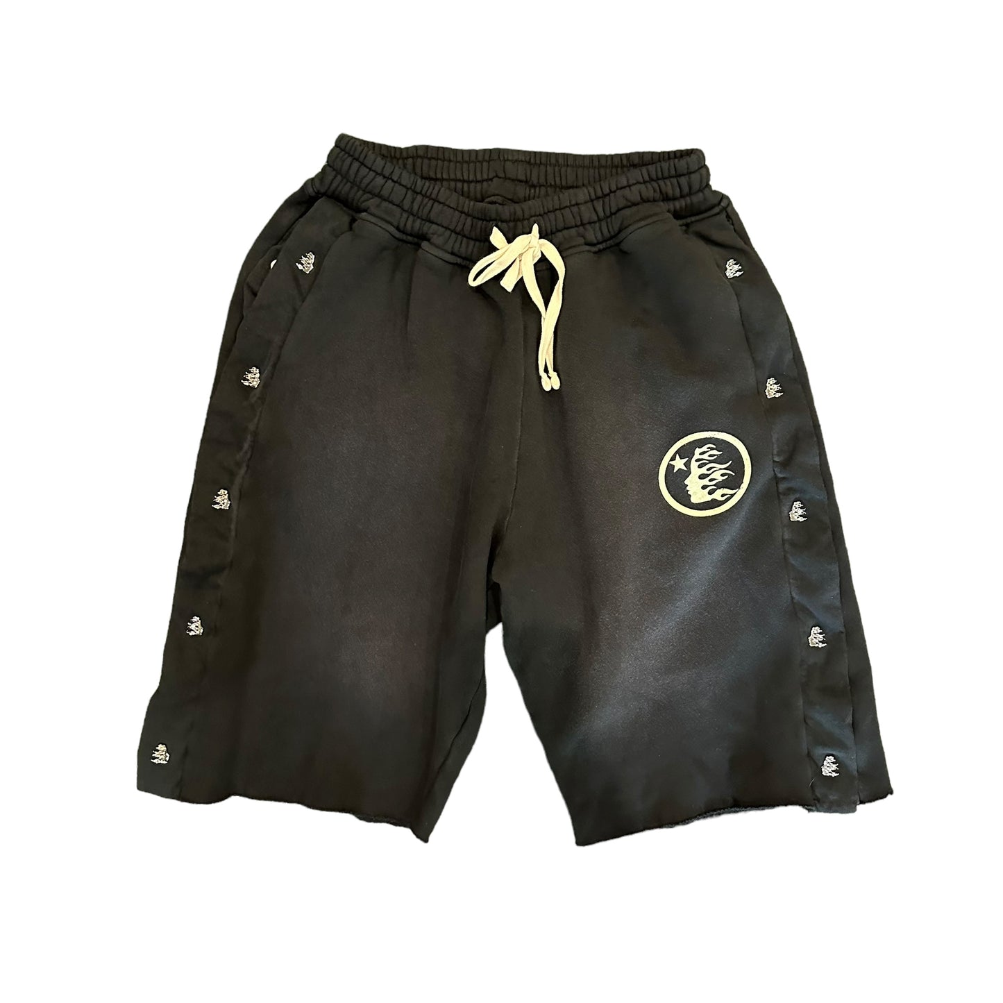 Hellstar Black Breakaway Shorts