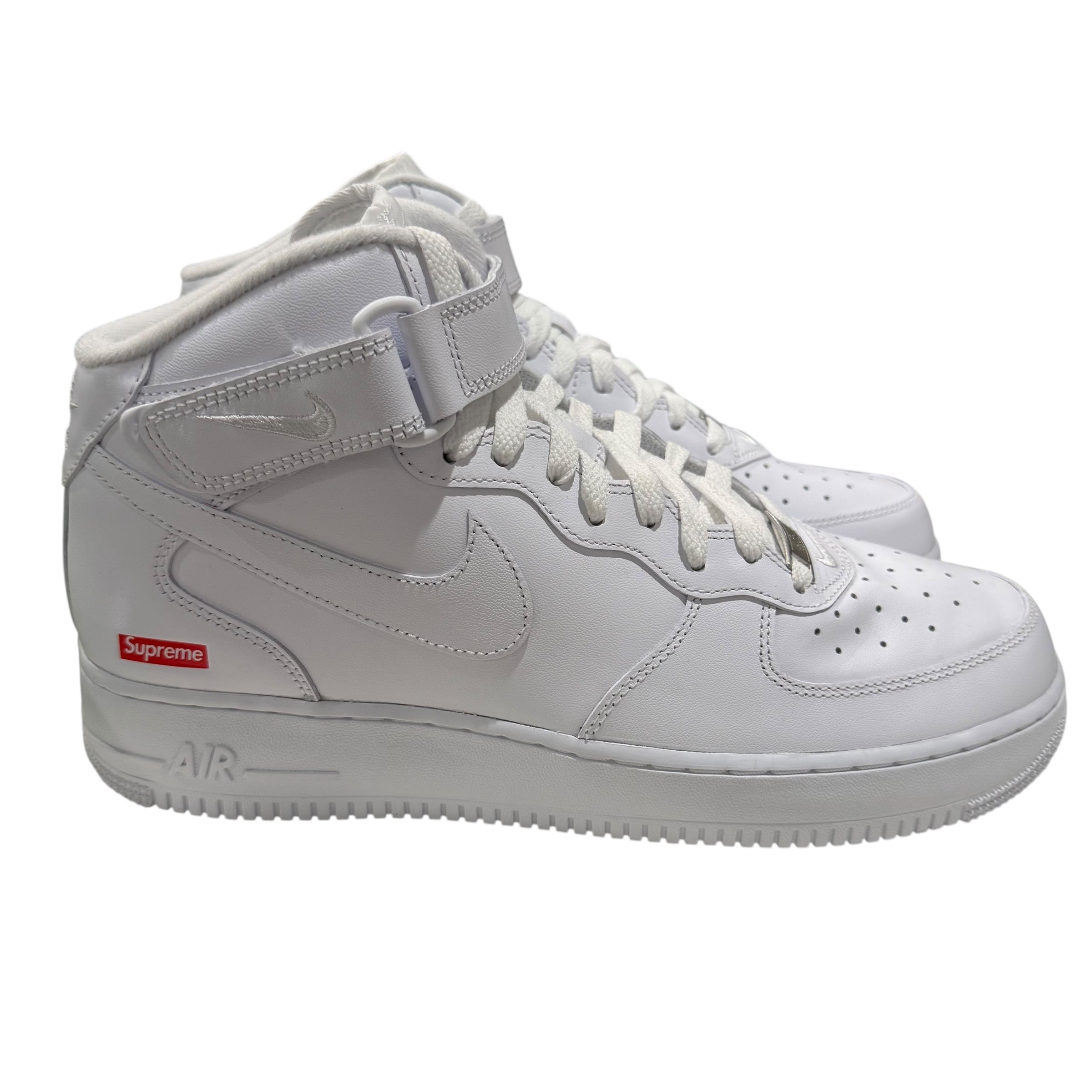 Supreme x Air Force 1 White Mid 'Box Logo