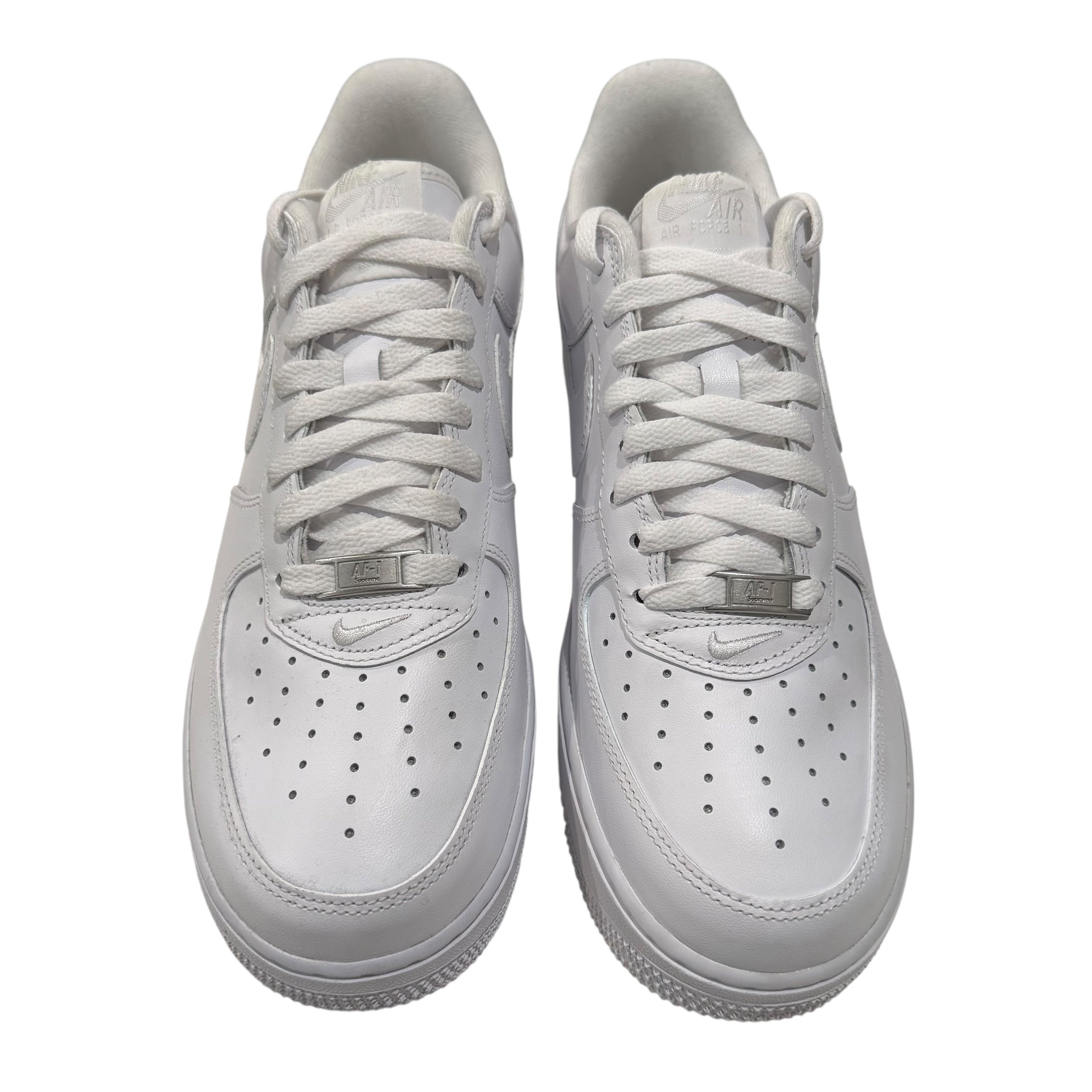 Supreme x Air Force 1 Low White Box Logo
