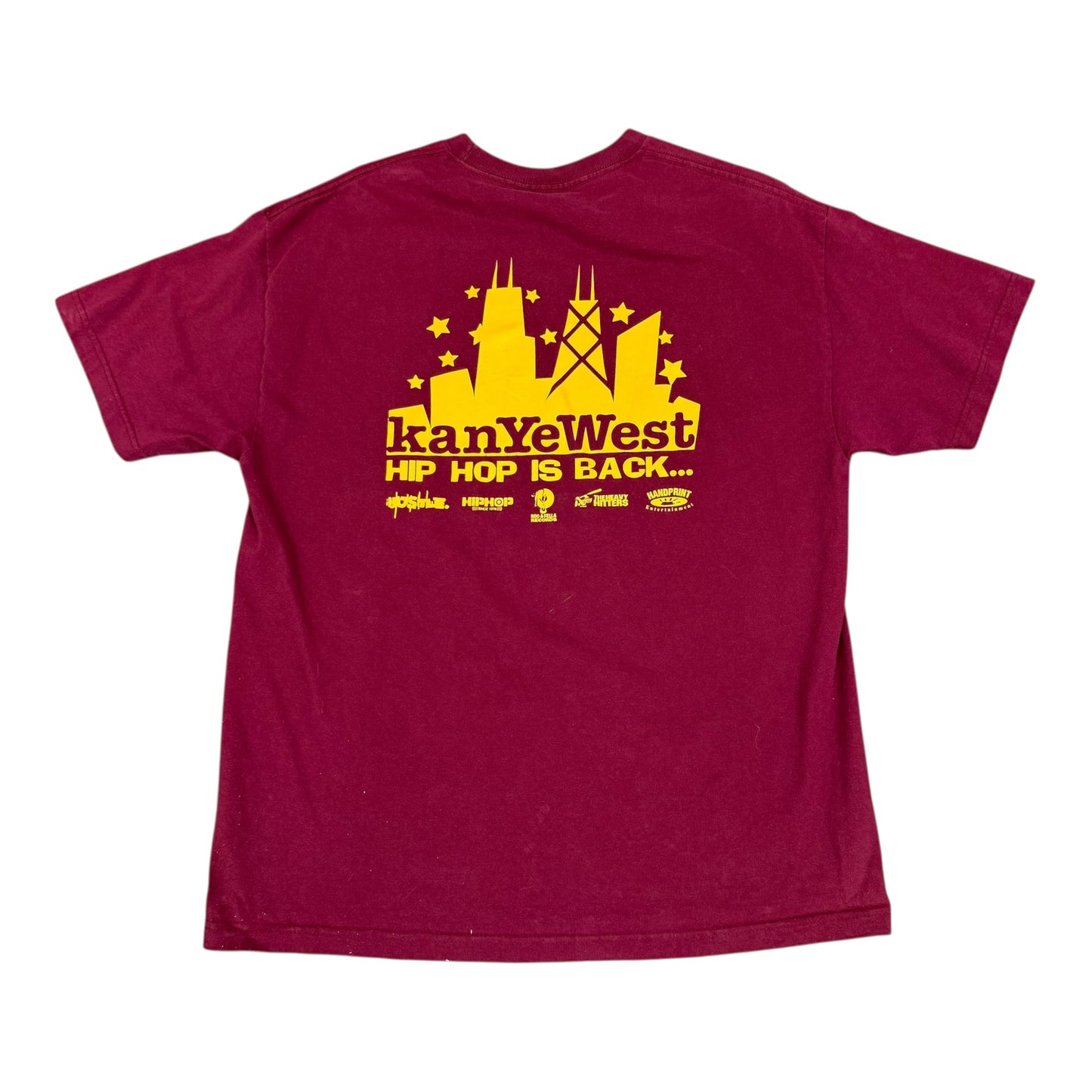 Vintage Kanye Maroon College Dropout Tee
