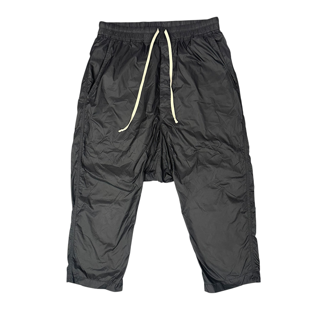 Rick Owens DRKSHDW Gray Temple Drawstring Cropped Trousers
