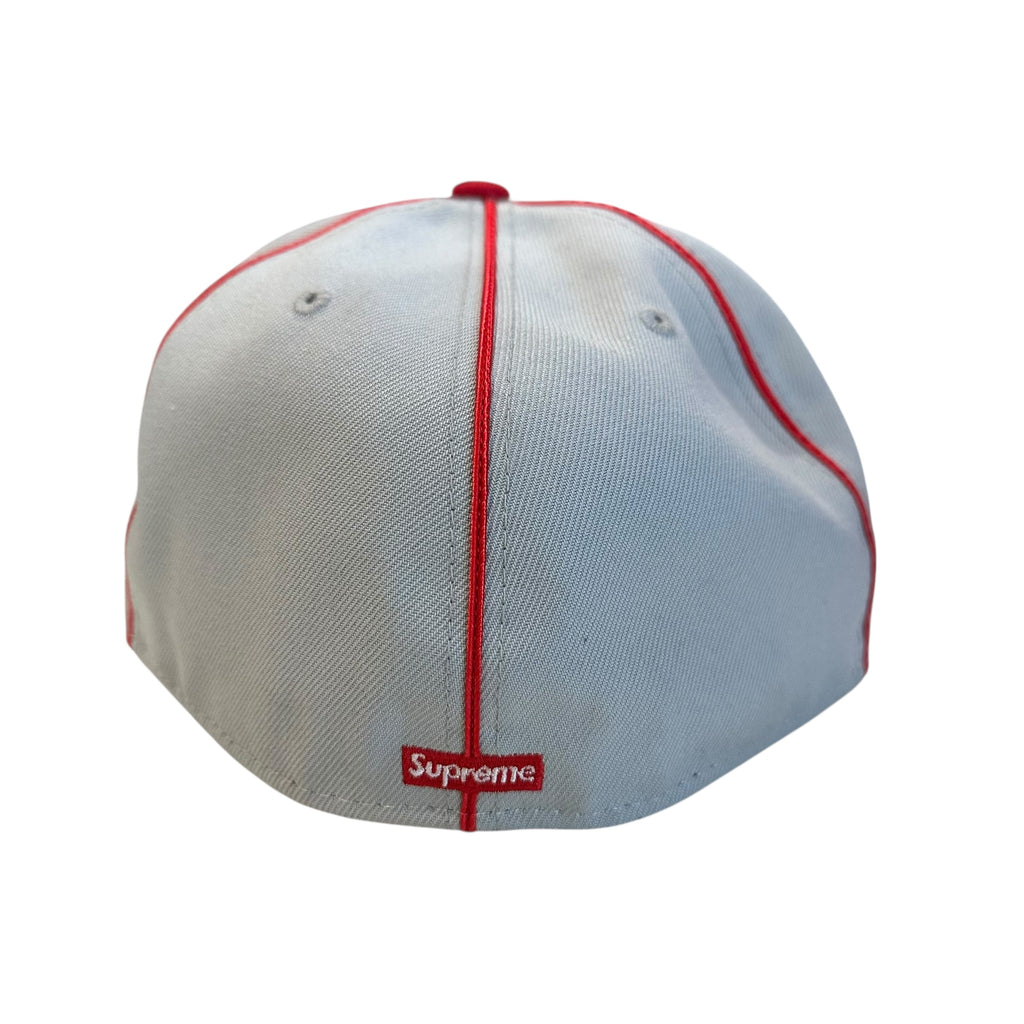 Supreme Piping Script Fitted Hat