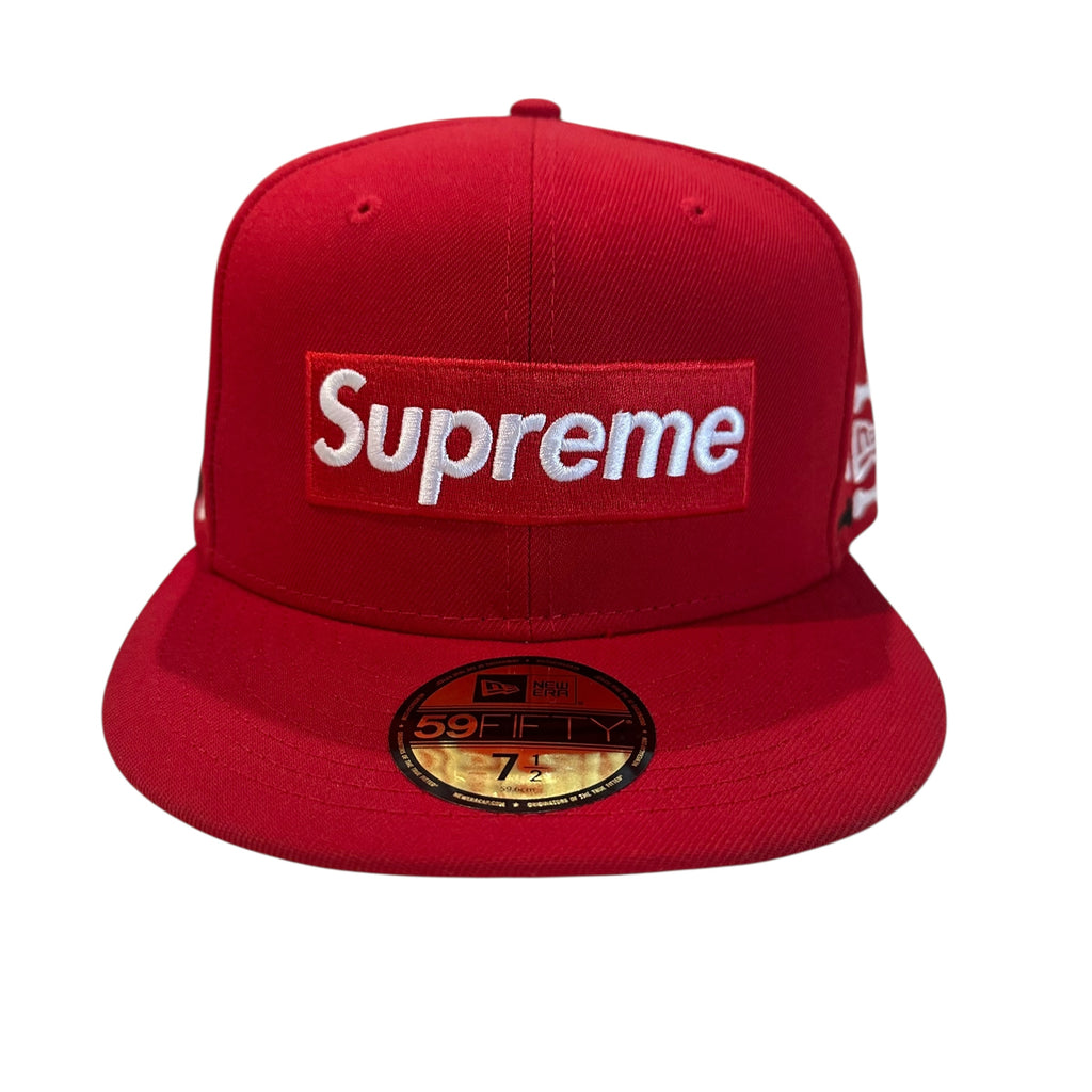 Supreme Red Bones Fitted Hat