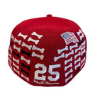 Supreme Red Bones Fitted Hat