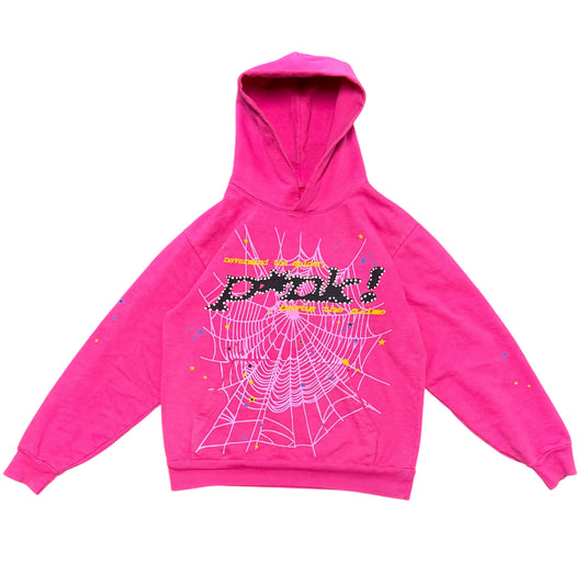 Sp5der Pink Hoodie