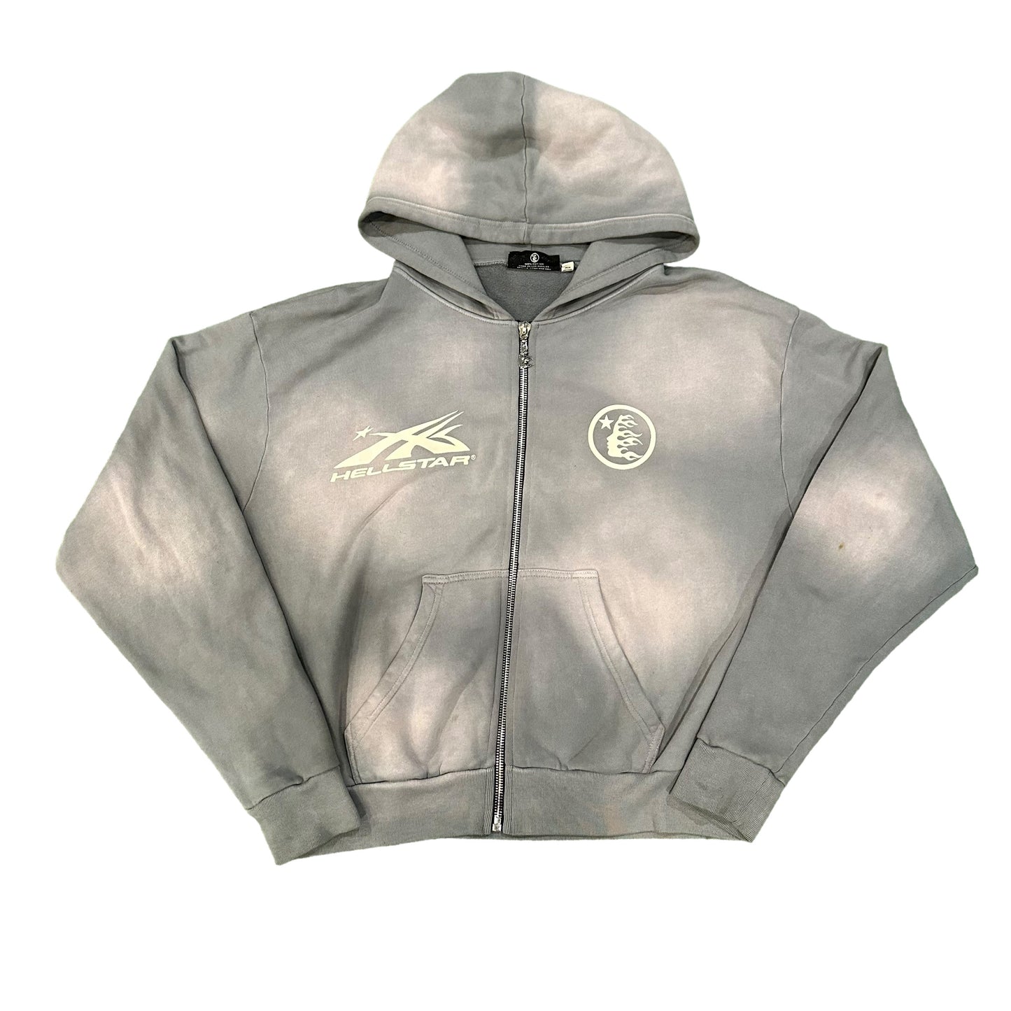 Grey Hellstar Sports Hoodie