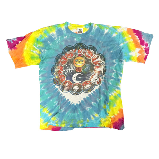 Vintage Tie-Dye zodiac T-shirt