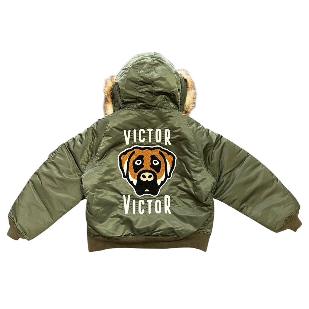 NEW Victor Victor Hooded Bomber Jacket