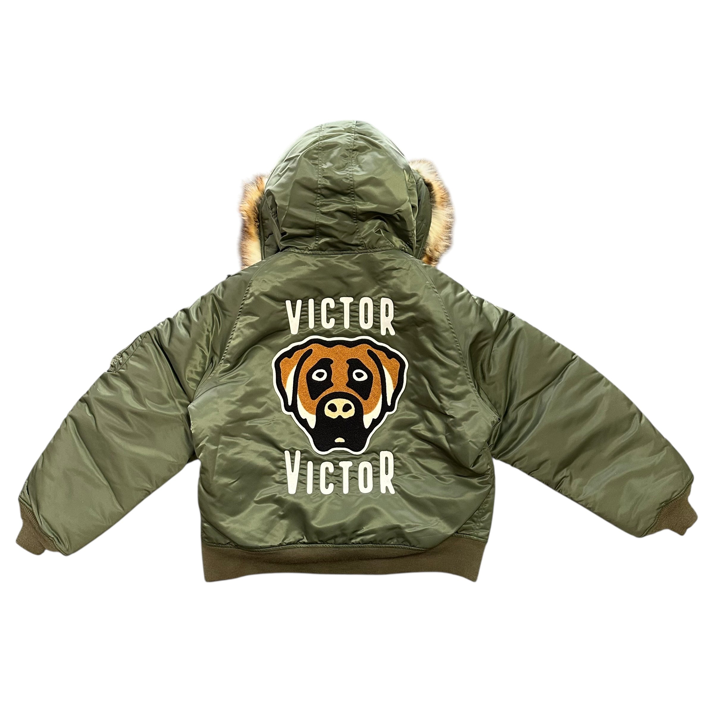 NEW Victor Victor Hooded Bomber Jacket