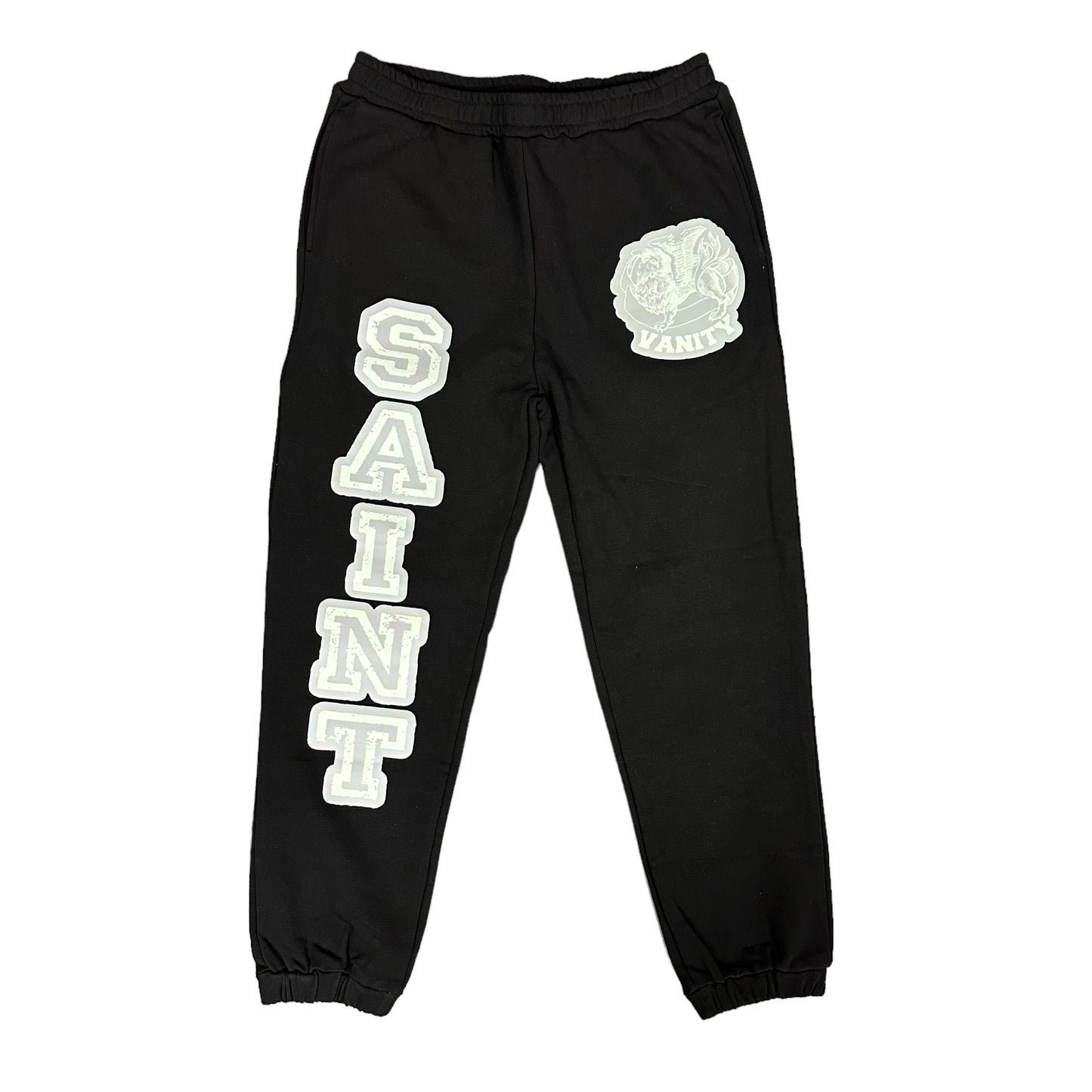 Black/White Saint Vanity Sweatpants