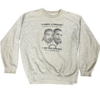 Vintage "Dream" MLK and Obama Grey Crewneck