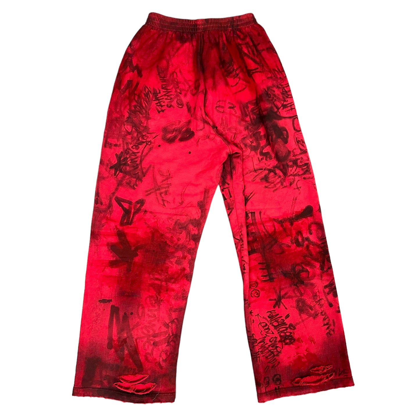 Balenciaga Red Skater Sweatpants