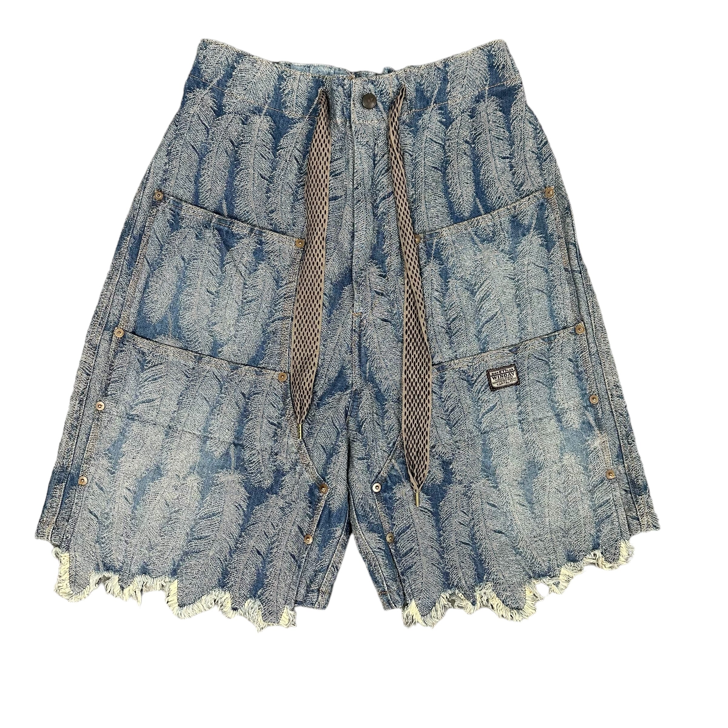 Blue Kapital Feather Carpenter Shorts