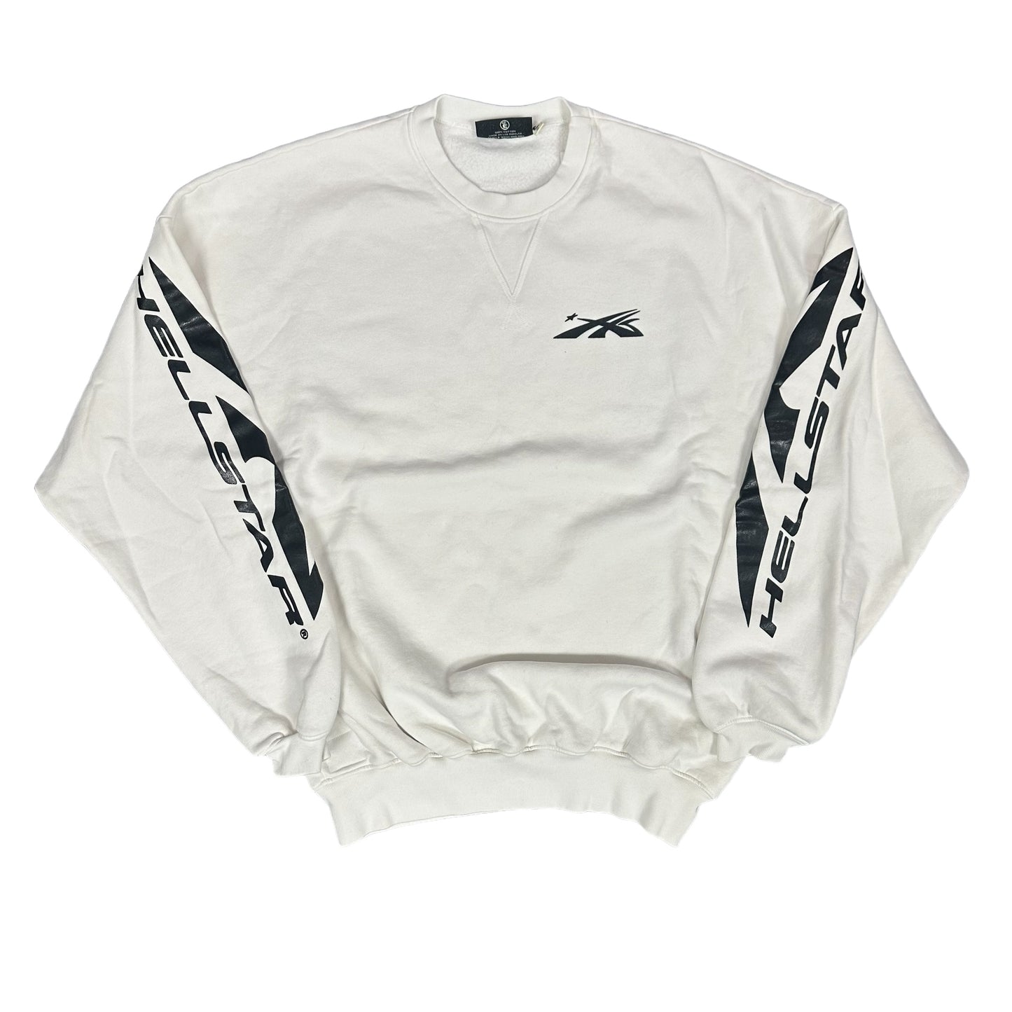 White Hellstar Logo Crewneck