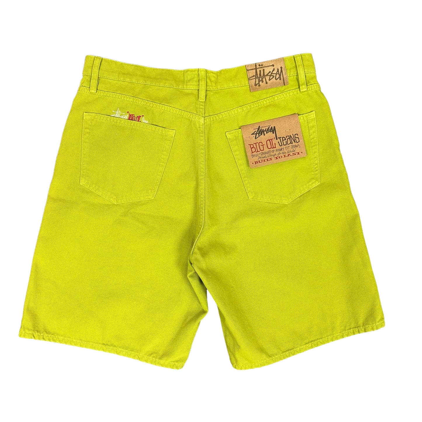 Stussy Lime Big Ol Shorts