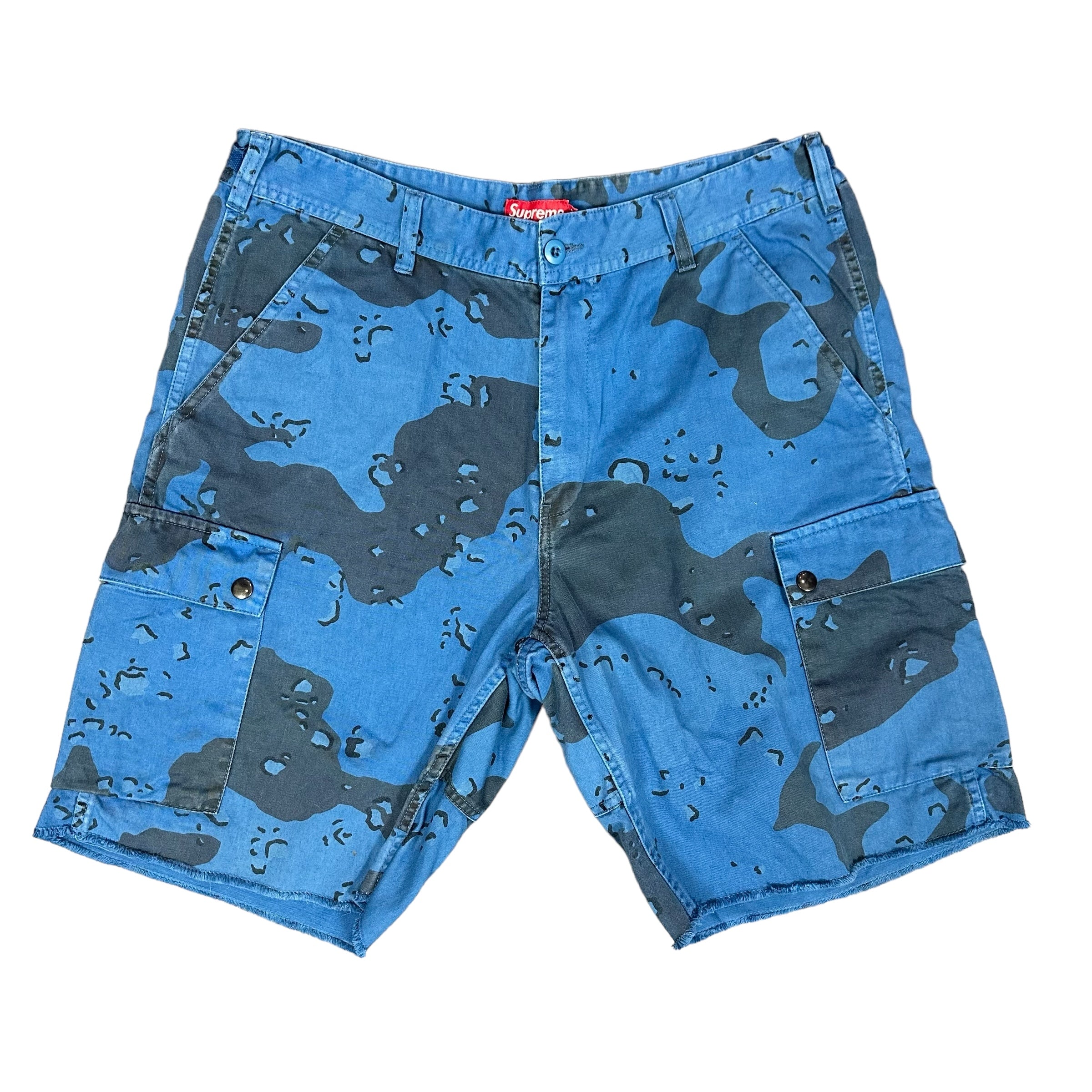 Supreme Blue Chocolate Chip Camo Shorts Good Times Online Store