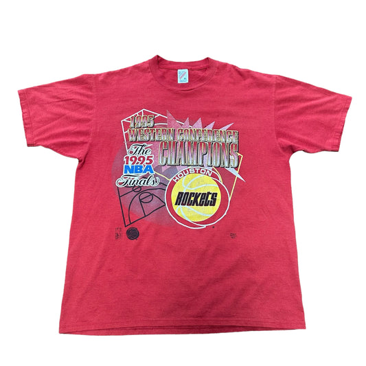 ‘95 Red HTX Rockets WC Champs Tee