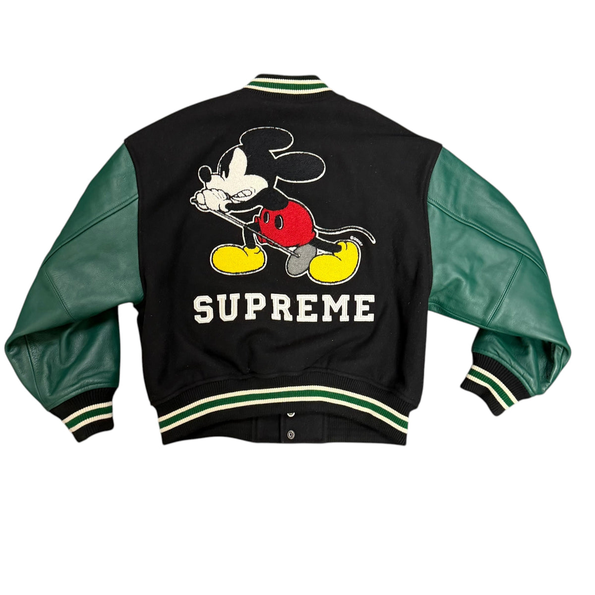 Supreme × Number (N)ine × Mickey Mouse Varsity Jacket
