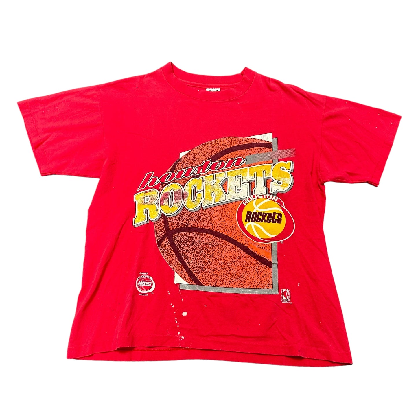 Vintage Red Houston Rockets Tee