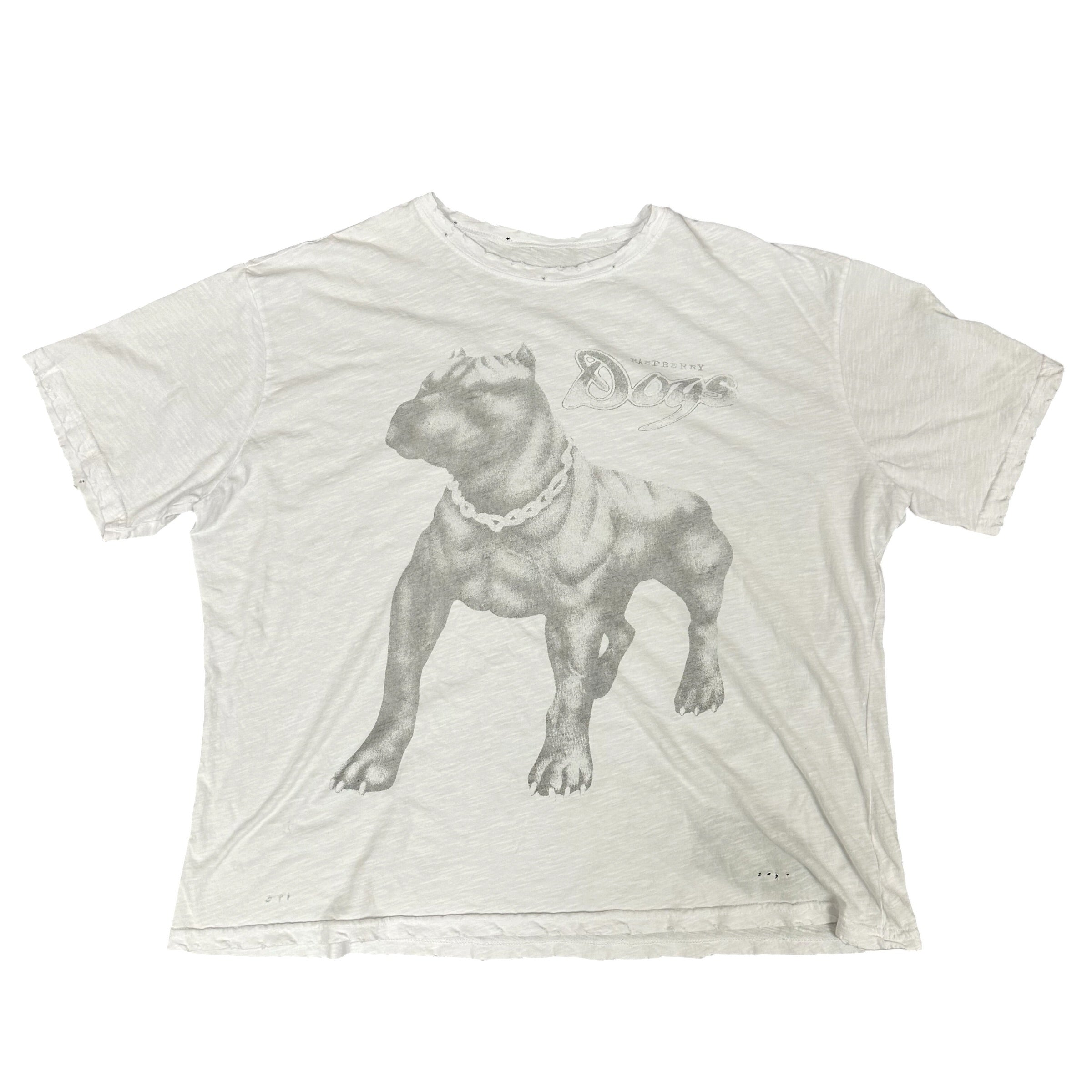 NEW GV Gallery “Raspberry” Dogs Distressed Tee
