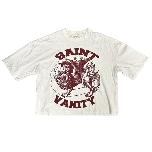 Saint Vanity Burgundy Logo Tee