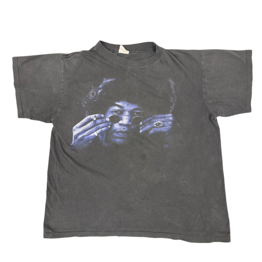 Vintage Jimi Hendrix Faded Black Tee