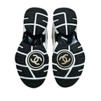 Chanel White/Black Trainers