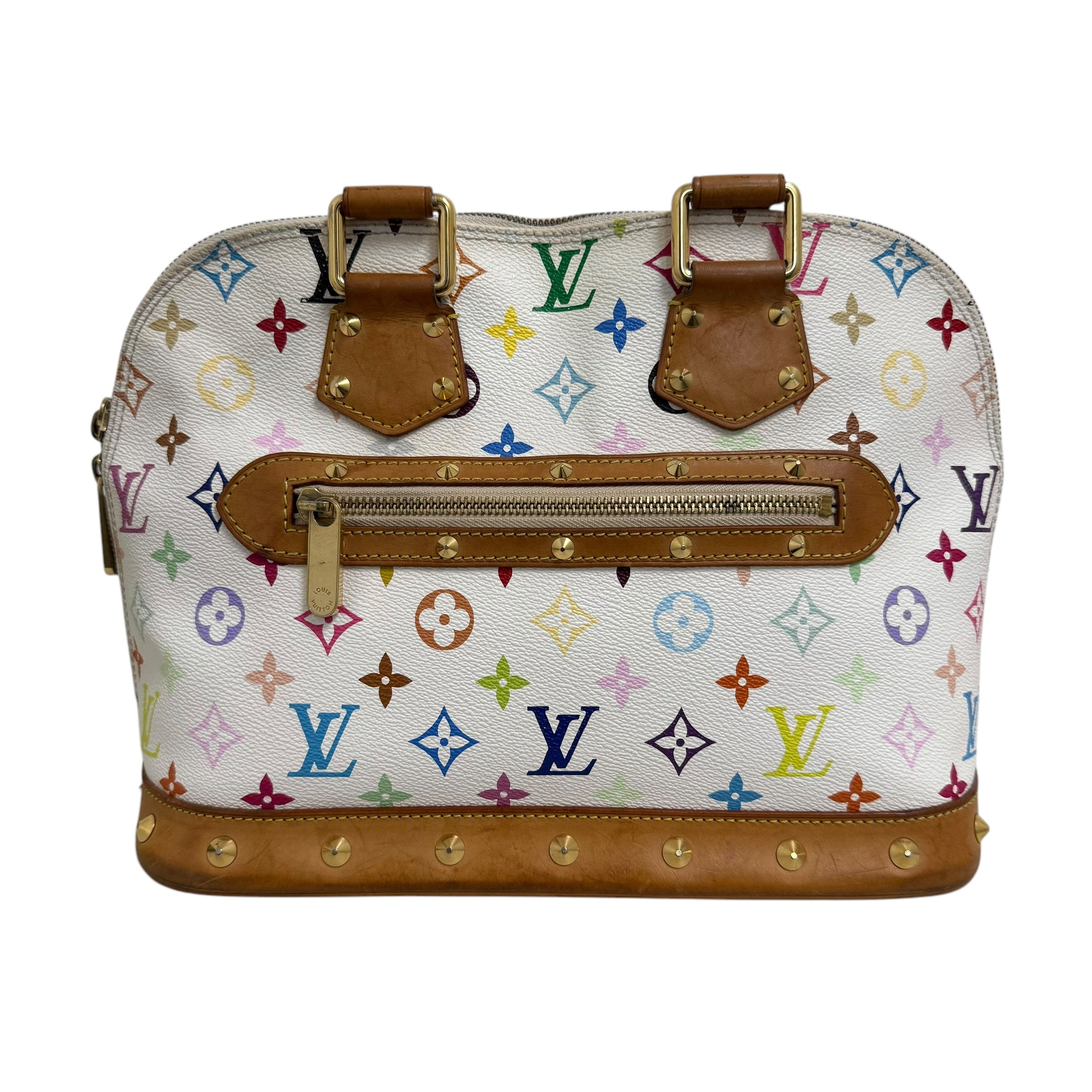 Louis Vuitton Alma White Bag