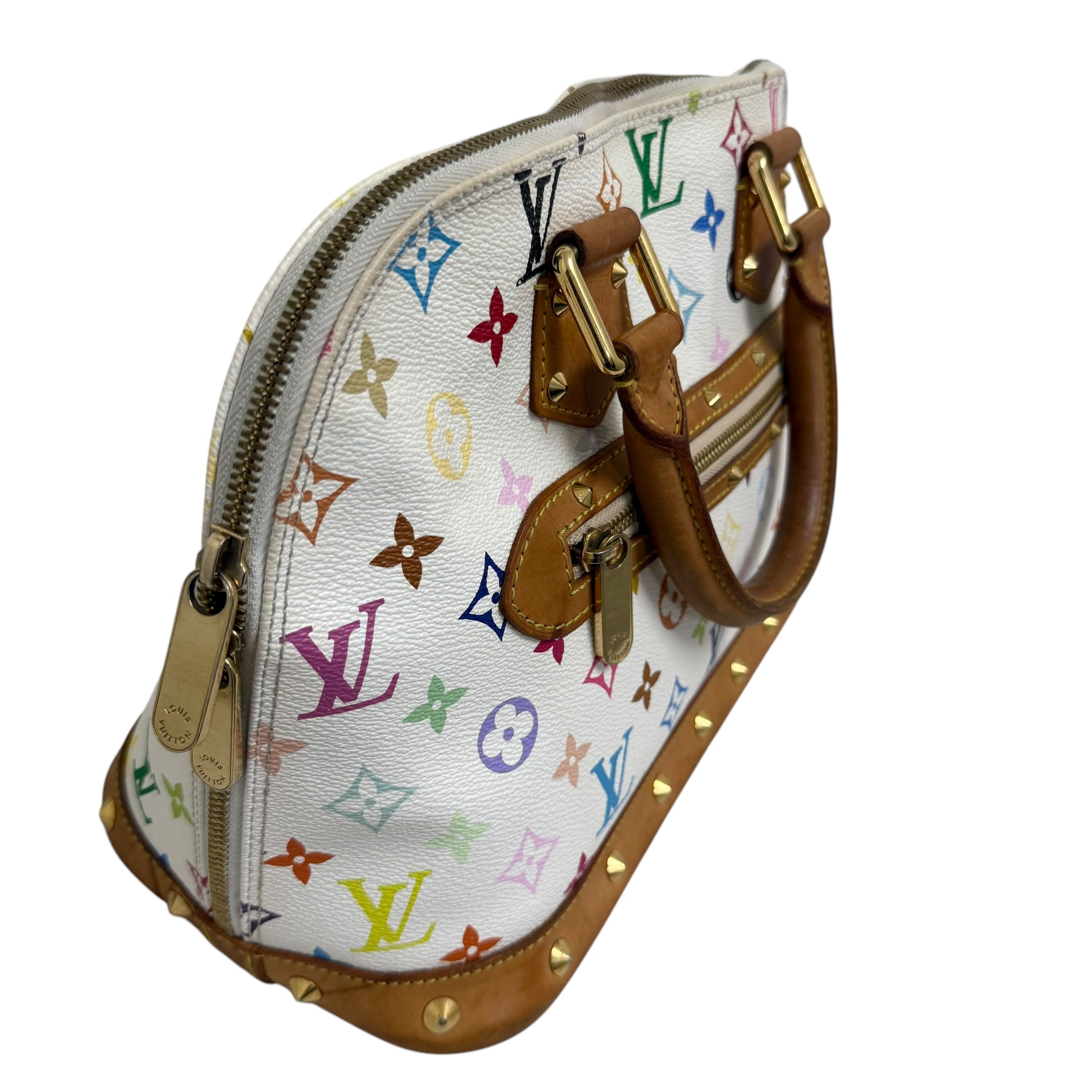 Louis Vuitton Alma White Bag
