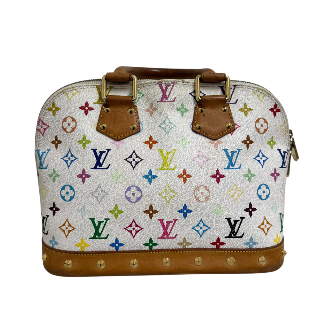 Louis Vuitton Alma White Bag