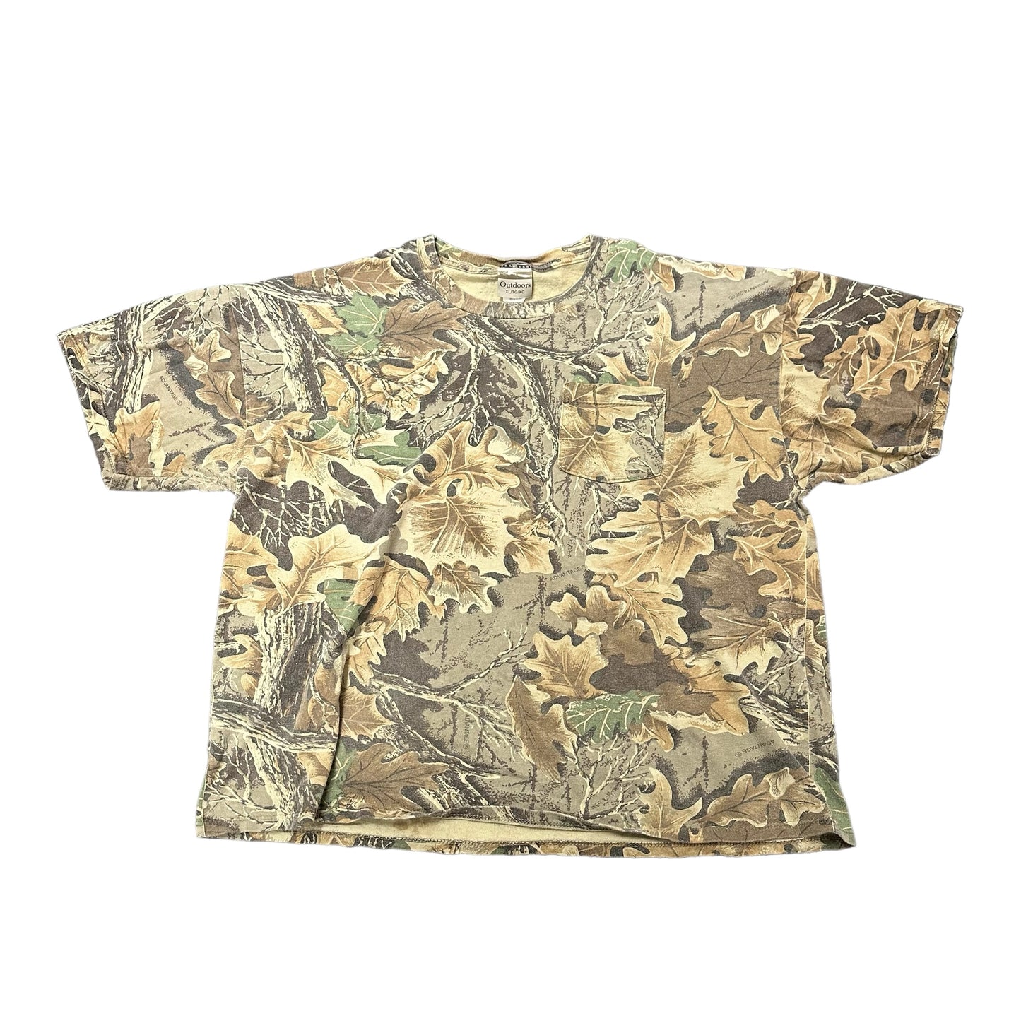 Vintage Leaf Camo Pocket Tee