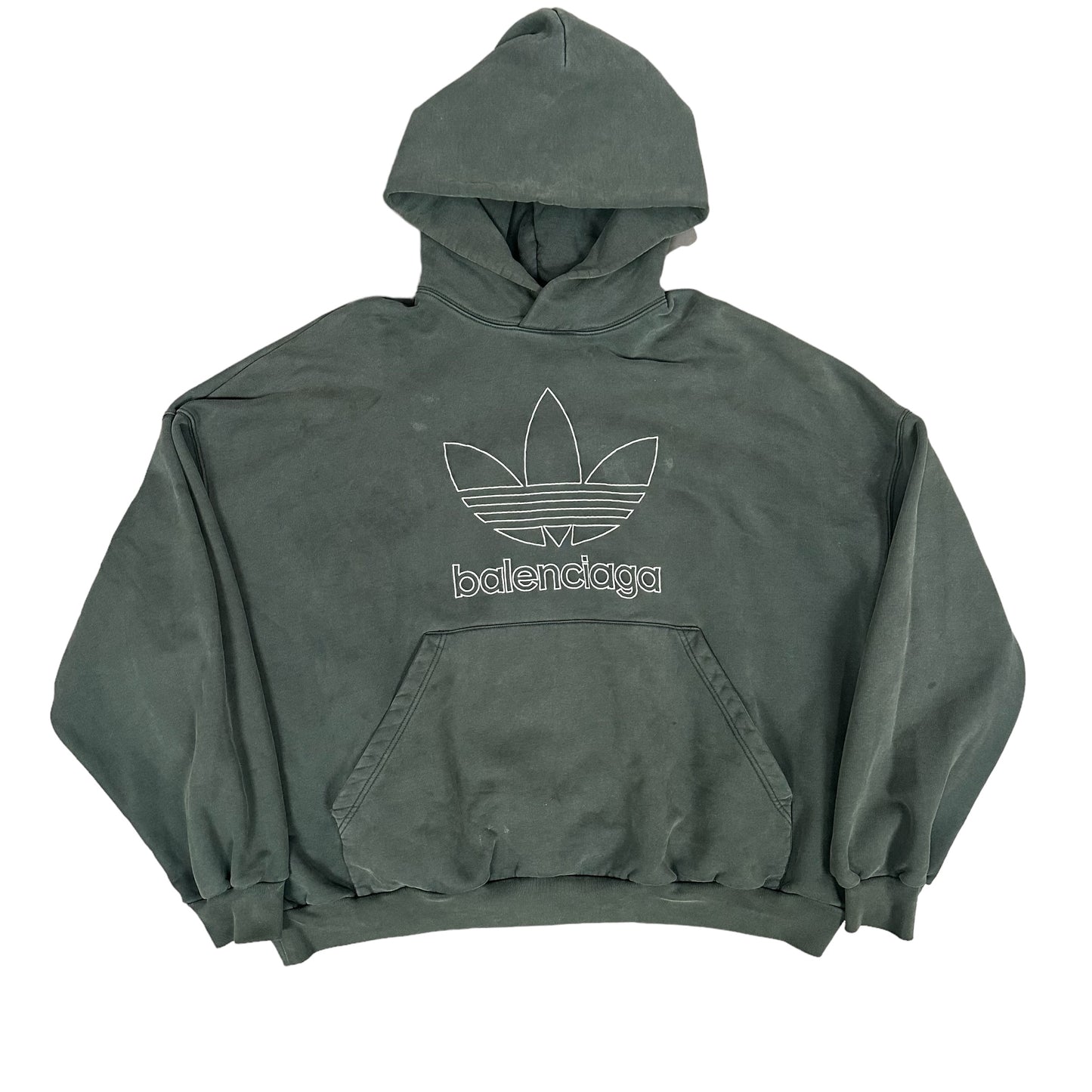 Balenciaga x Adidas Green Hoodie