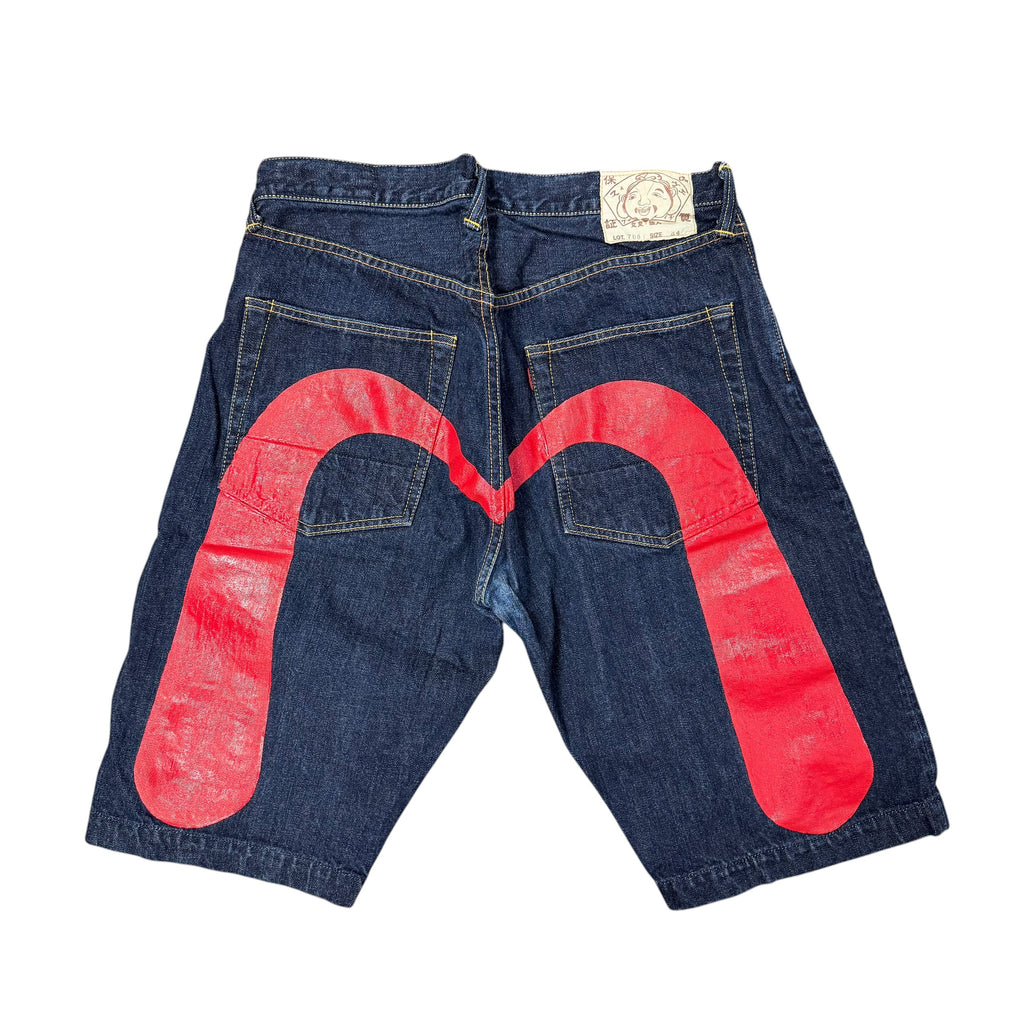 Evisu Blue/Red Shorts (34)