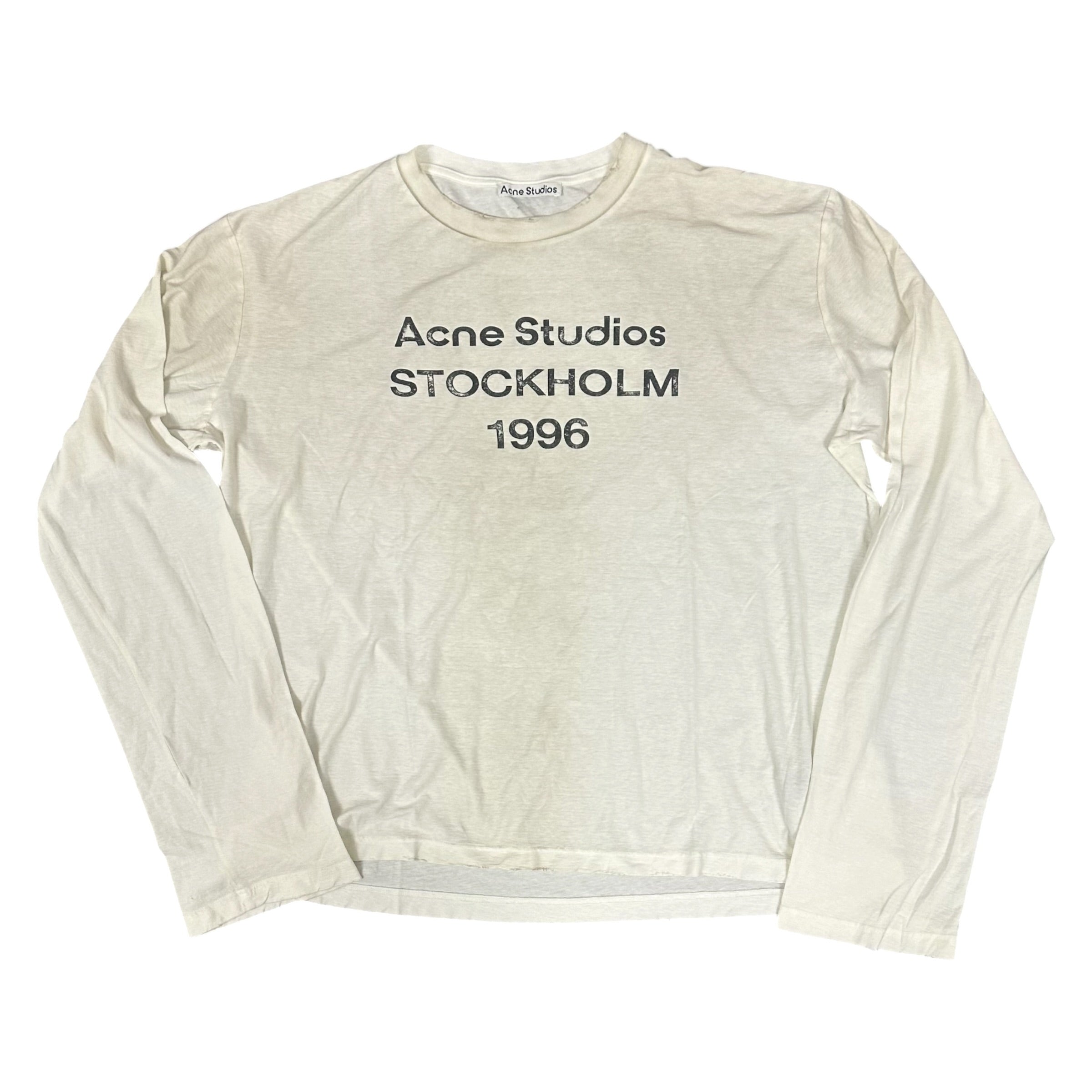 NEW Acne Studios Stockholm “Worn” White L/S