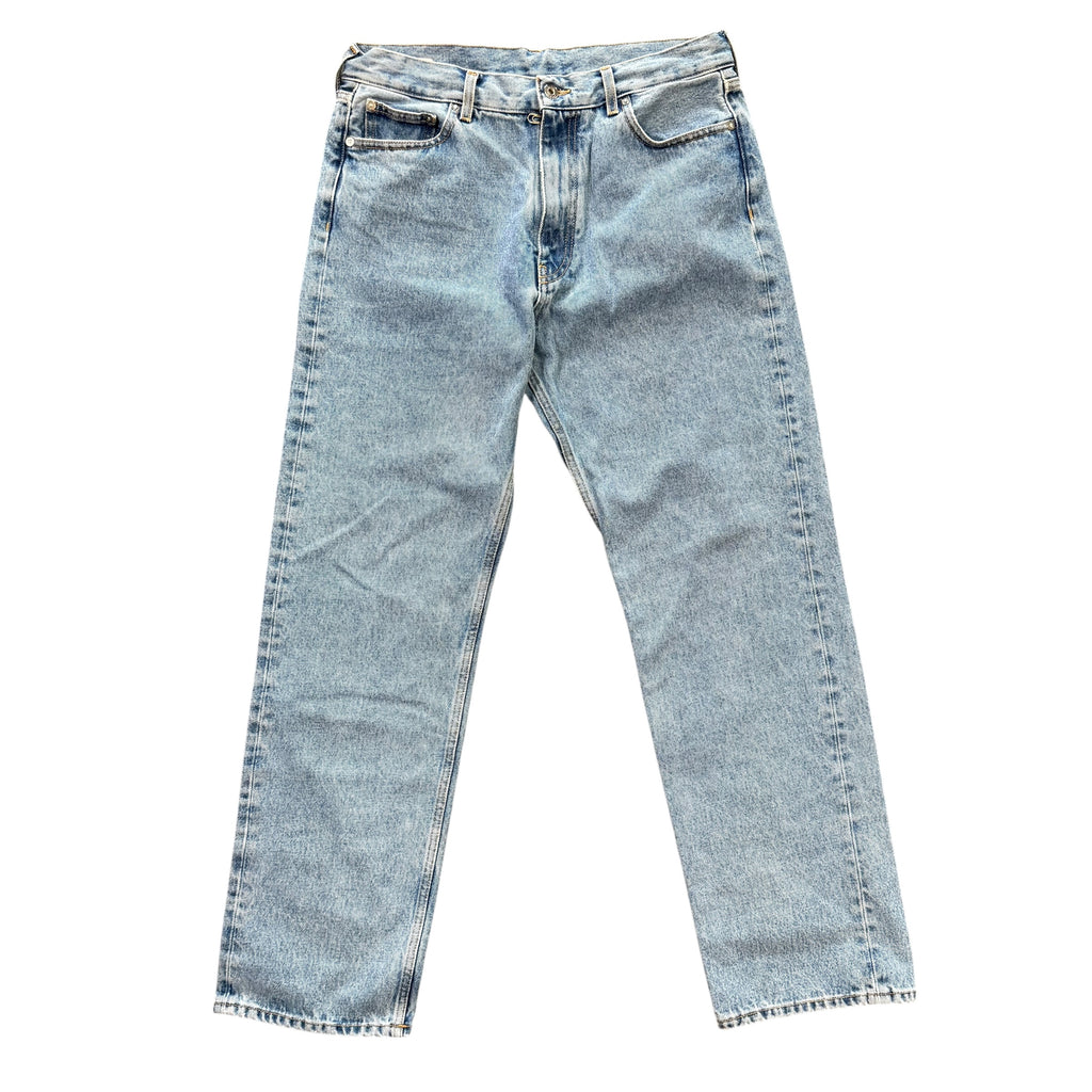 Off-White Straight Leg Blue Jeans