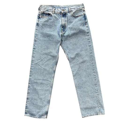 Off-White Straight Leg Blue Jeans