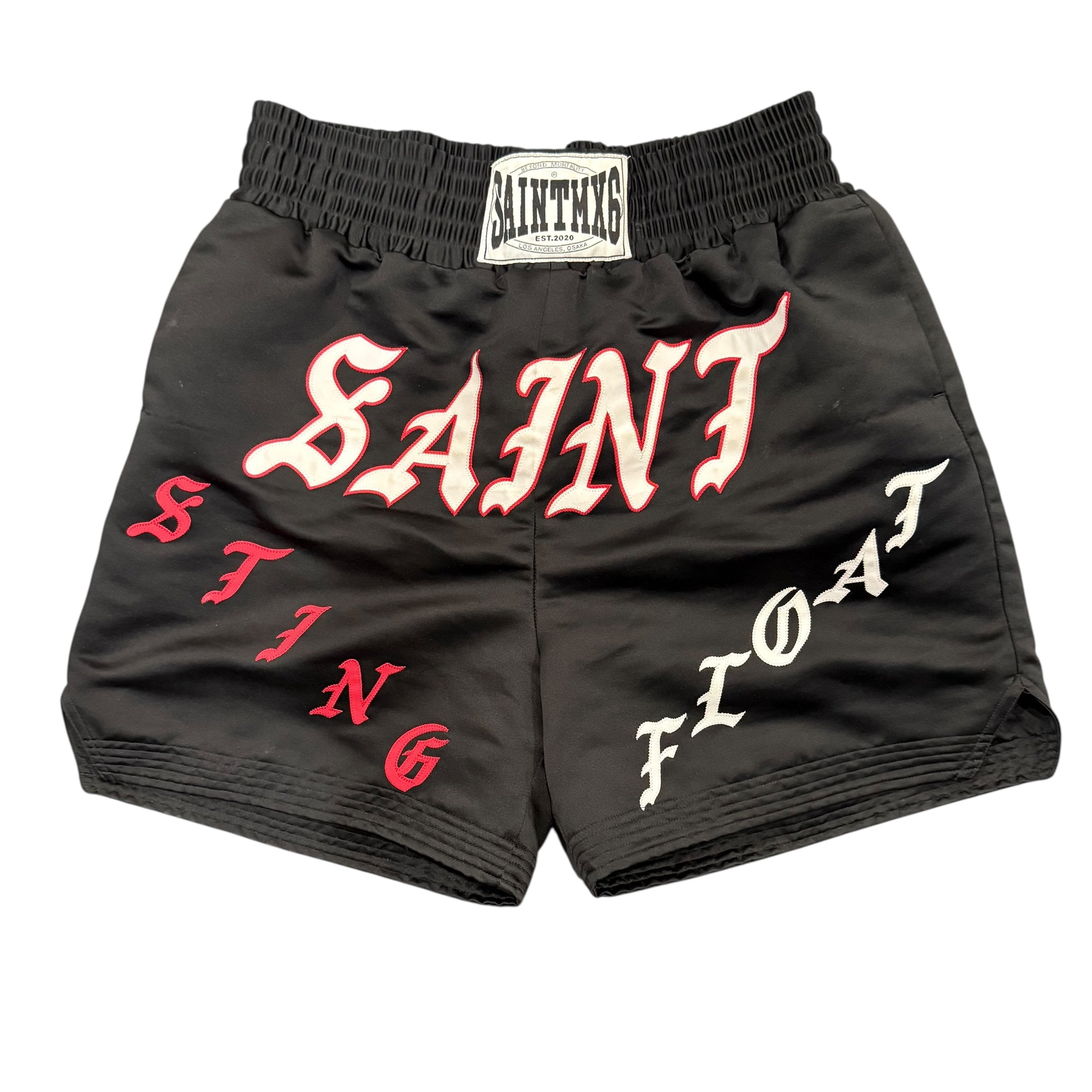 Saint Michael Black Boxing Shorts
