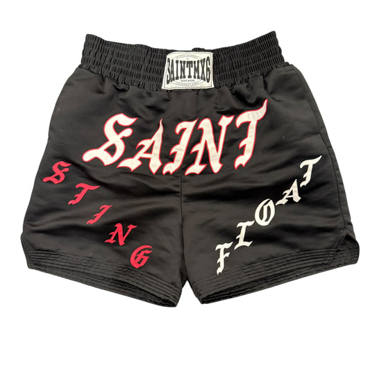 Saint Michael Black Boxing Shorts