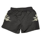 Vertabrae Black Tattoo Shorts