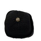 Chrome Hearts Black Triple Cross Beanie